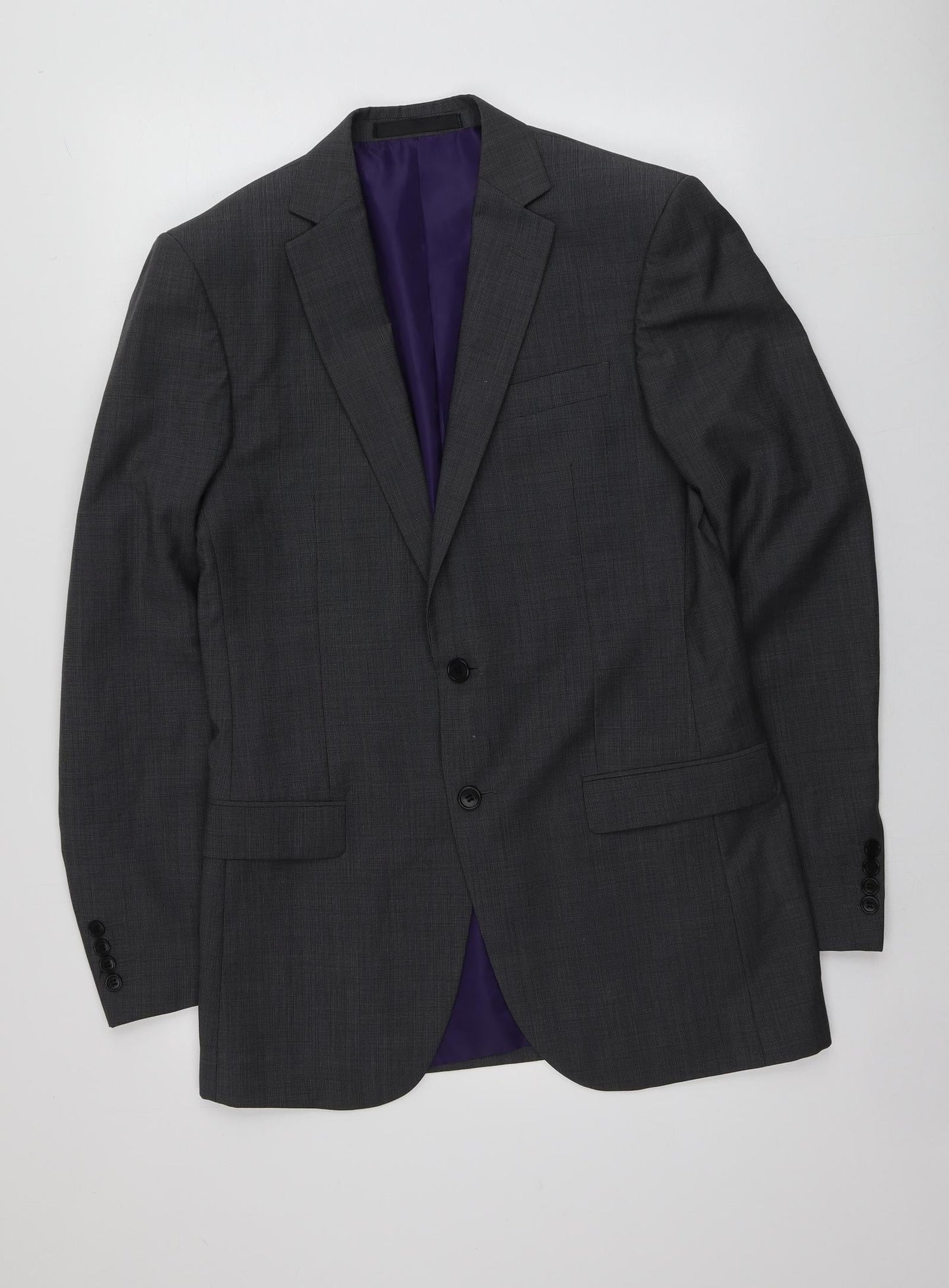 Mens UK Size 38 M&S Regular Grey Suit Jacket