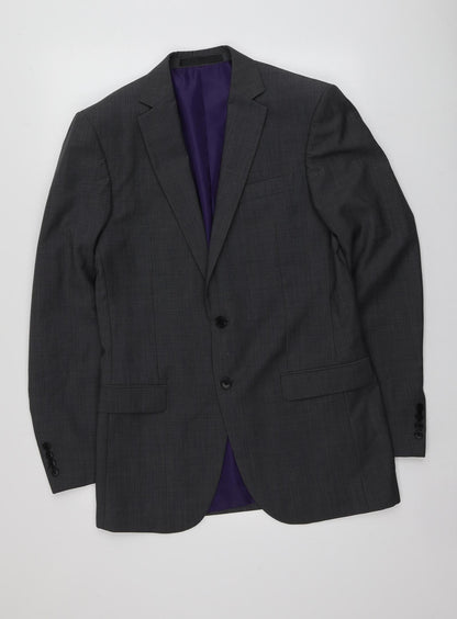 Mens UK Size 38 M&S Regular Grey Suit Jacket