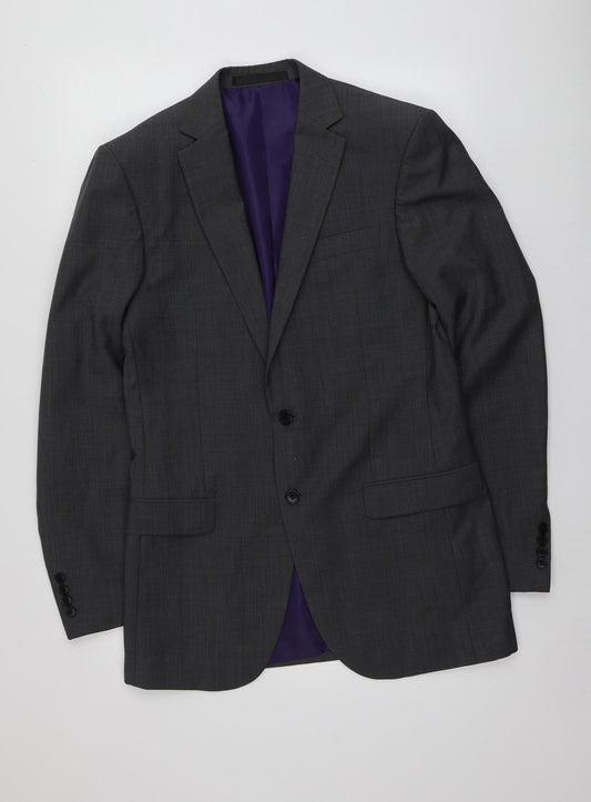 Mens UK Size 38 M&S Regular Grey Suit Jacket