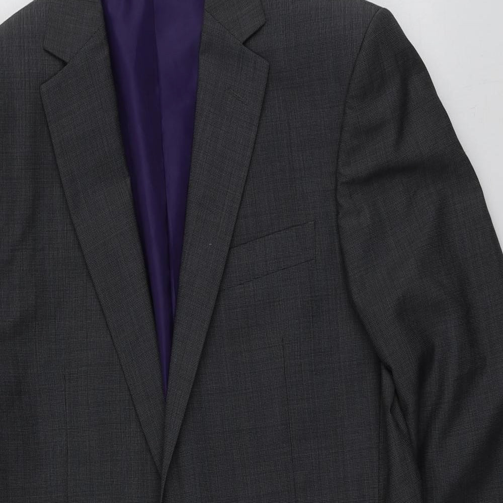 Mens UK Size 38 M&S Regular Grey Suit Jacket