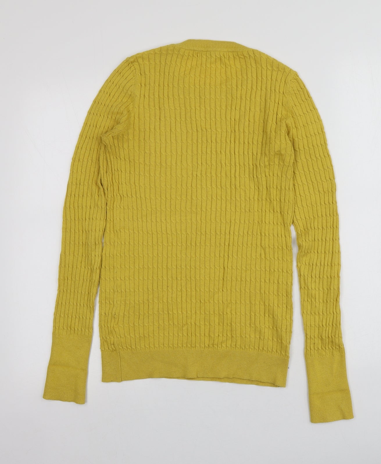 Womens UK Size 6 NEXT Yellow Pullover Jumper