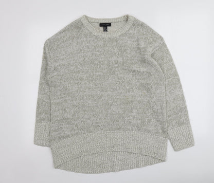 Womens UK Size M New Look Grey Pullover Jumper