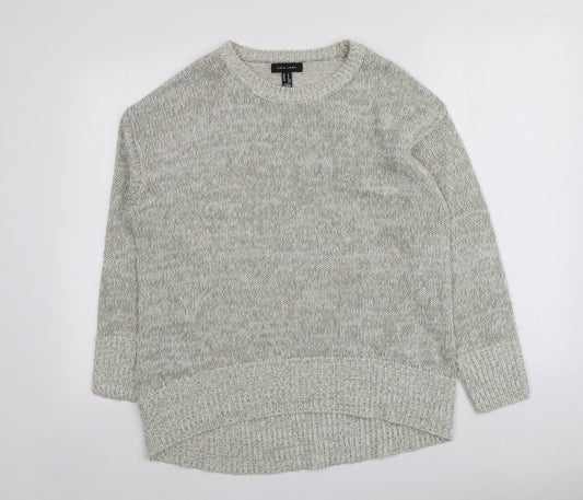 Womens UK Size M New Look Grey Pullover Jumper