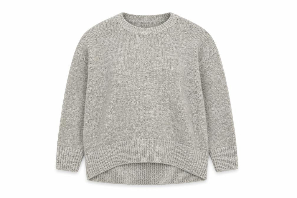Womens UK Size M New Look Grey Pullover Jumper