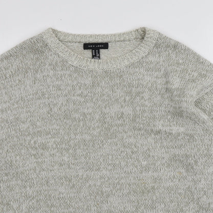 Womens UK Size M New Look Grey Pullover Jumper