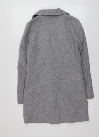 F&F Womens Grey   Overcoat Coat Size 6