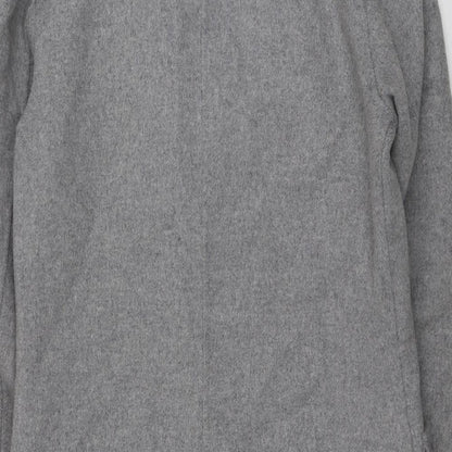 F&F Womens Grey   Overcoat Coat Size 6