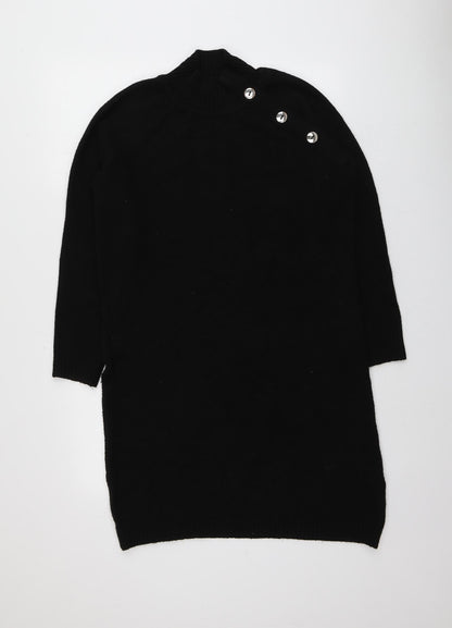 Womens UK Size S Peacocks Black Pullover Jumper