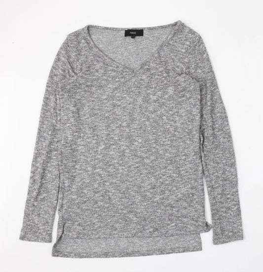Womens UK Size 6 NEXT Grey Pullover Jumper