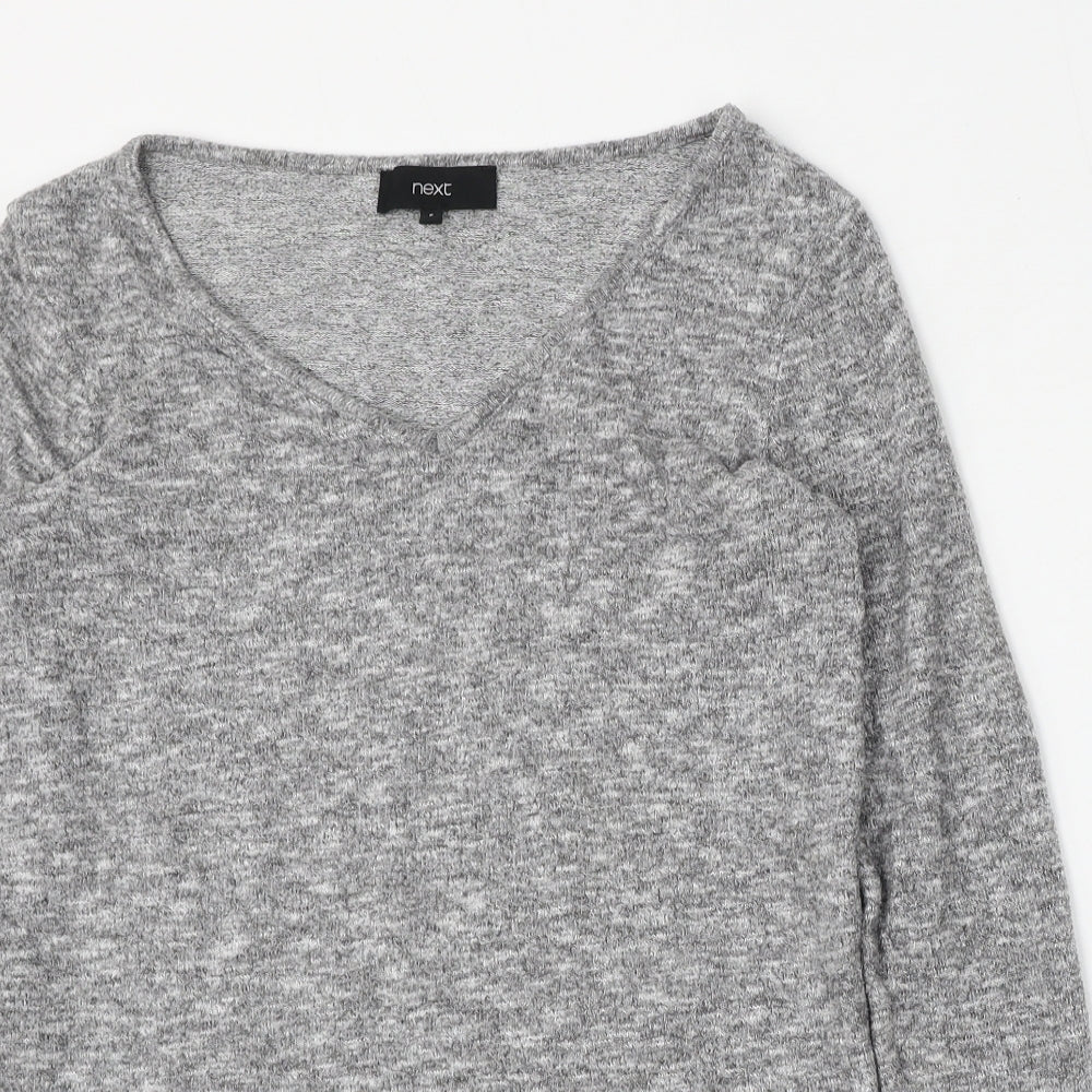 Womens UK Size 6 NEXT Grey Pullover Jumper