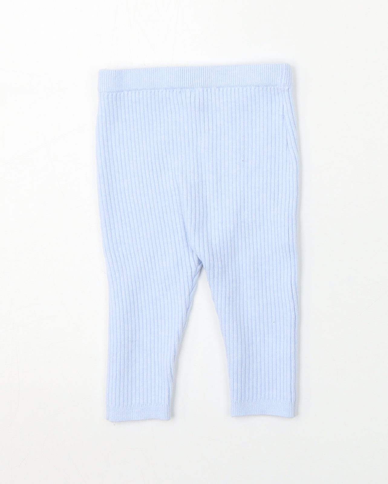 Matalan Girls Blue  Viscose Jogger Trousers Size 6-9 Months