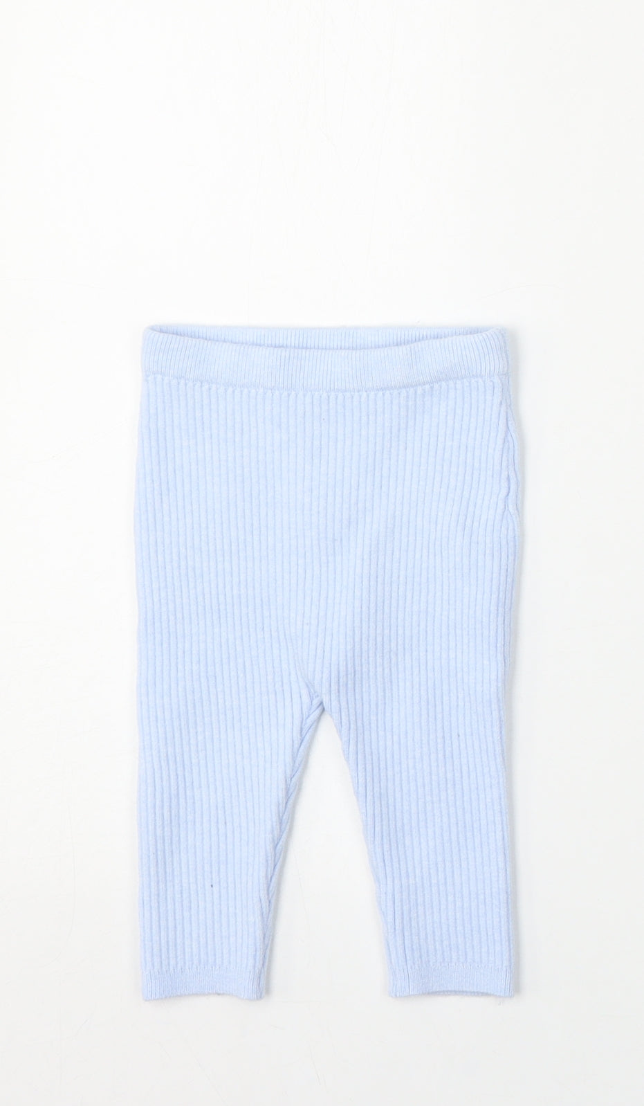 Matalan Girls Blue  Viscose Jogger Trousers Size 6-9 Months