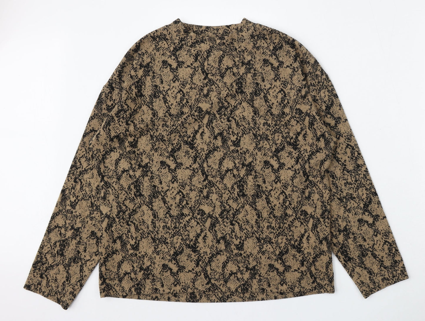 Womens UK Size 12 Marks and Spencer Brown Pullover Jumper