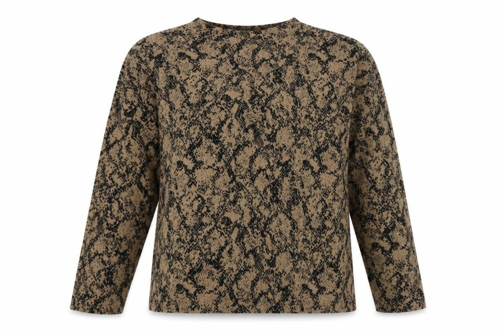 Womens UK Size 12 Marks and Spencer Brown Pullover Jumper