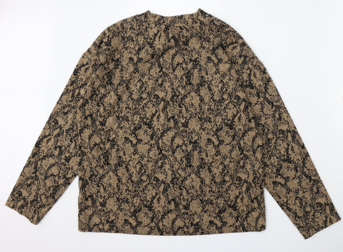 Womens UK Size 12 Marks and Spencer Brown Pullover Jumper