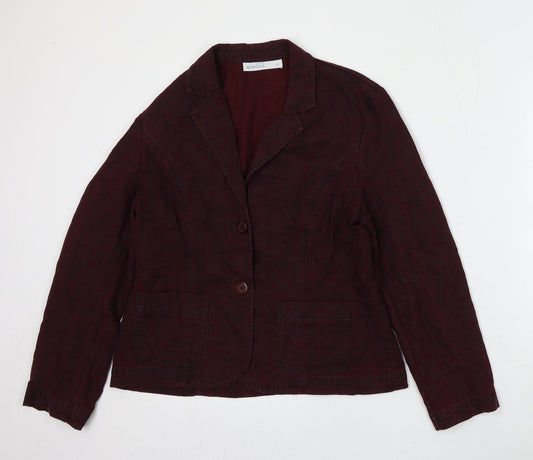 Womens UK Size 12 Minosa Regular Red Blazer