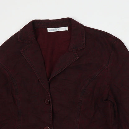 Womens UK Size 12 Minosa Regular Red Blazer