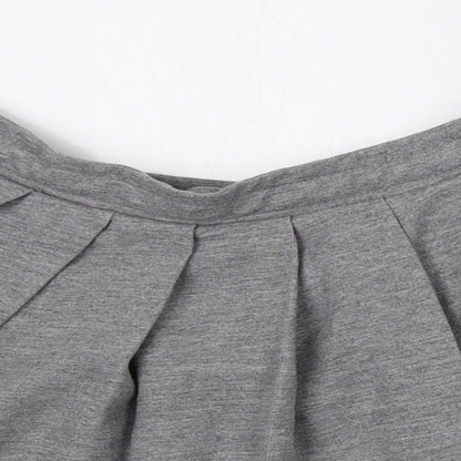 COLLUSION Womens Grey  Cotton Skater Skirt Size 10
