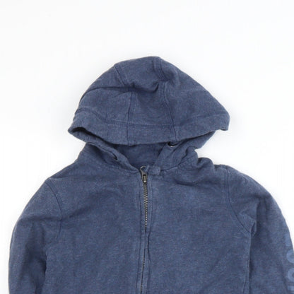 Mother and Child Boys Blue  Cotton Pullover Hoodie Size 4-5 Years