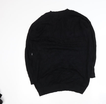 Womens UK Size M Capsule Black Pullover Jumper