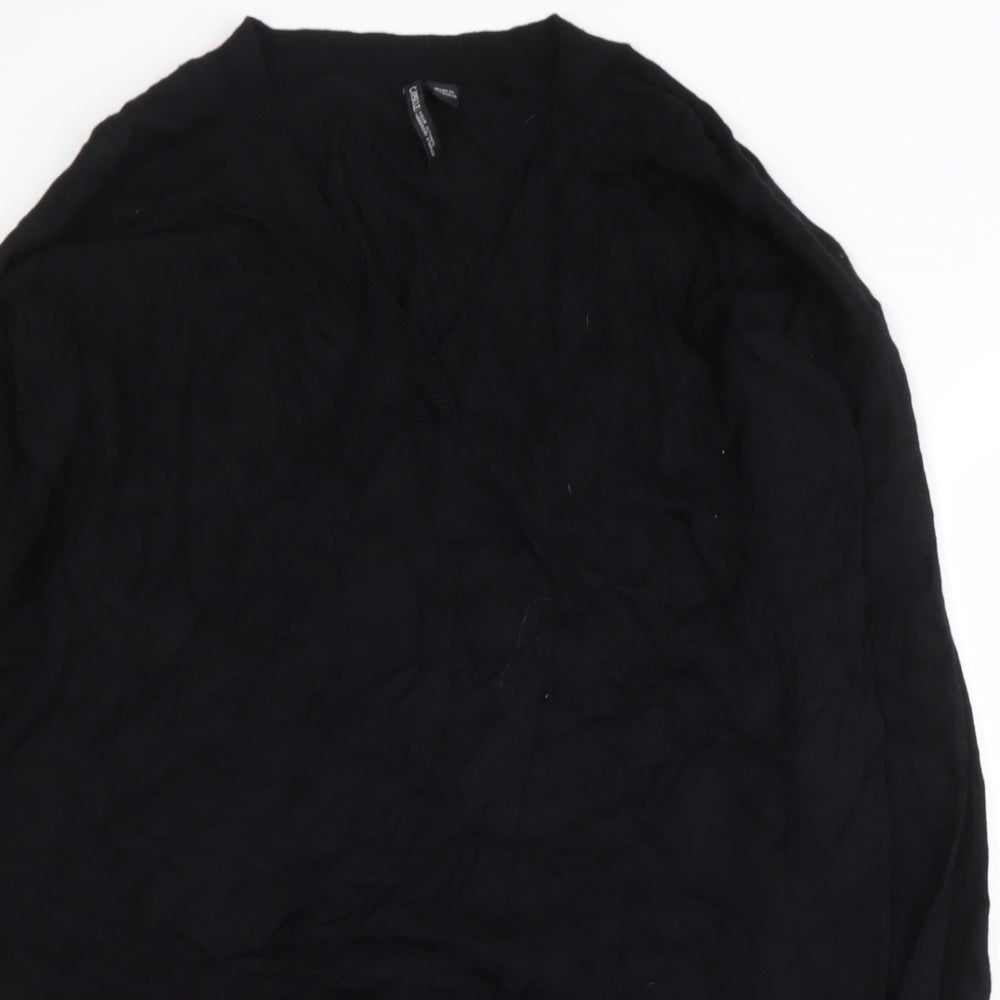 Womens UK Size M Capsule Black Pullover Jumper