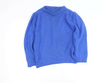 Lorraine Clare Mens Blue Round Neck  Maguey Pullover Jumper