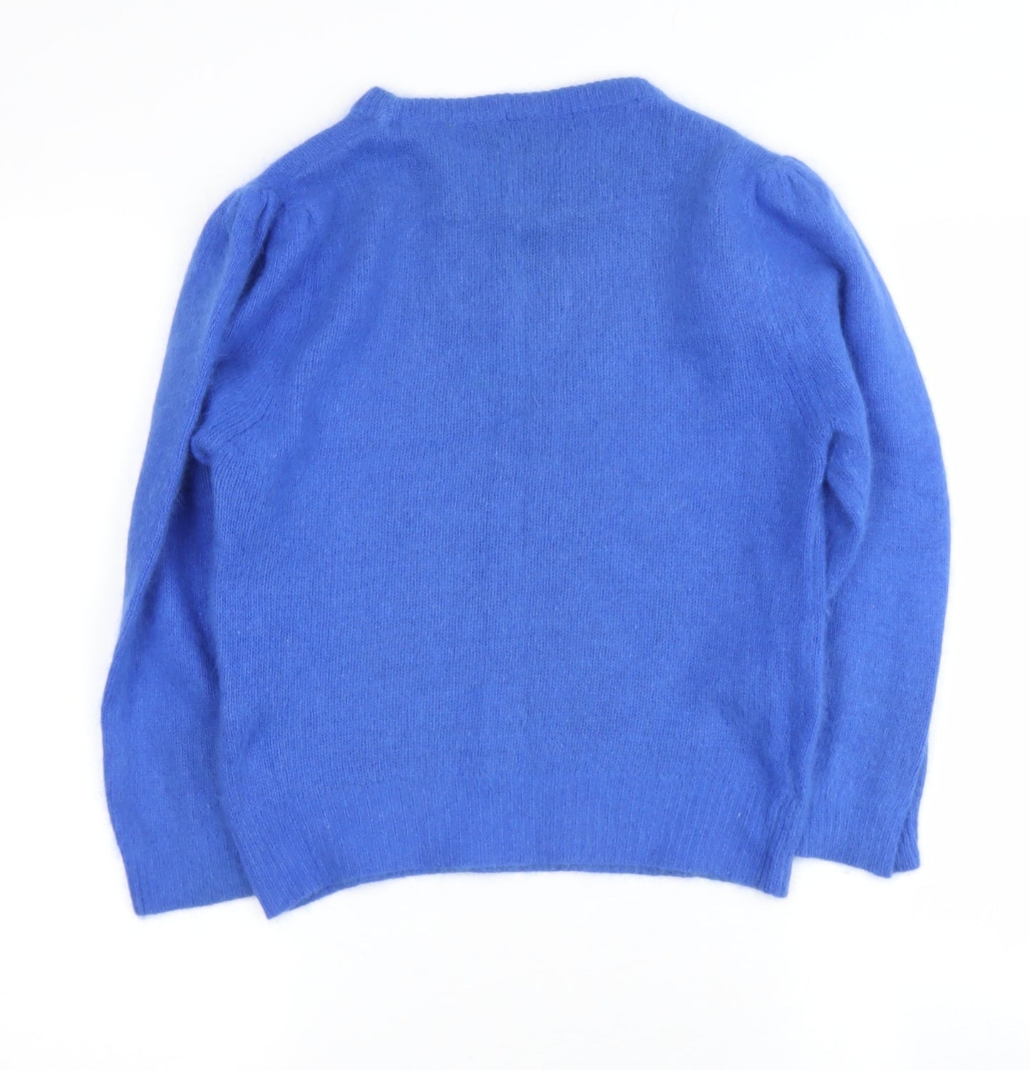 Lorraine Clare Mens Blue Round Neck  Maguey Pullover Jumper
