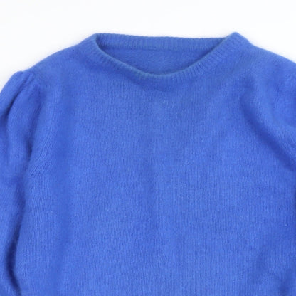 Lorraine Clare Mens Blue Round Neck  Maguey Pullover Jumper