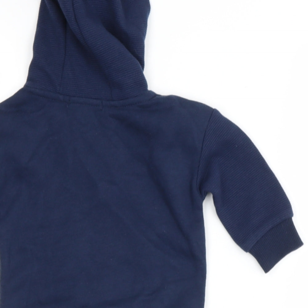 Primark Boys Blue  Cotton Pullover Jumper Size 3-6 Months   - brave