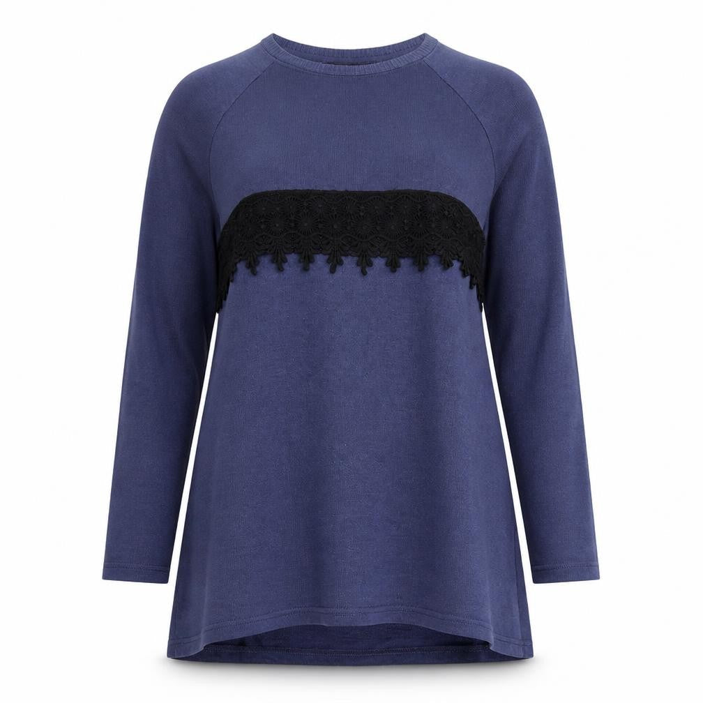 Womens UK Size 12 Marks and Spencer Blue Pullover Jumper