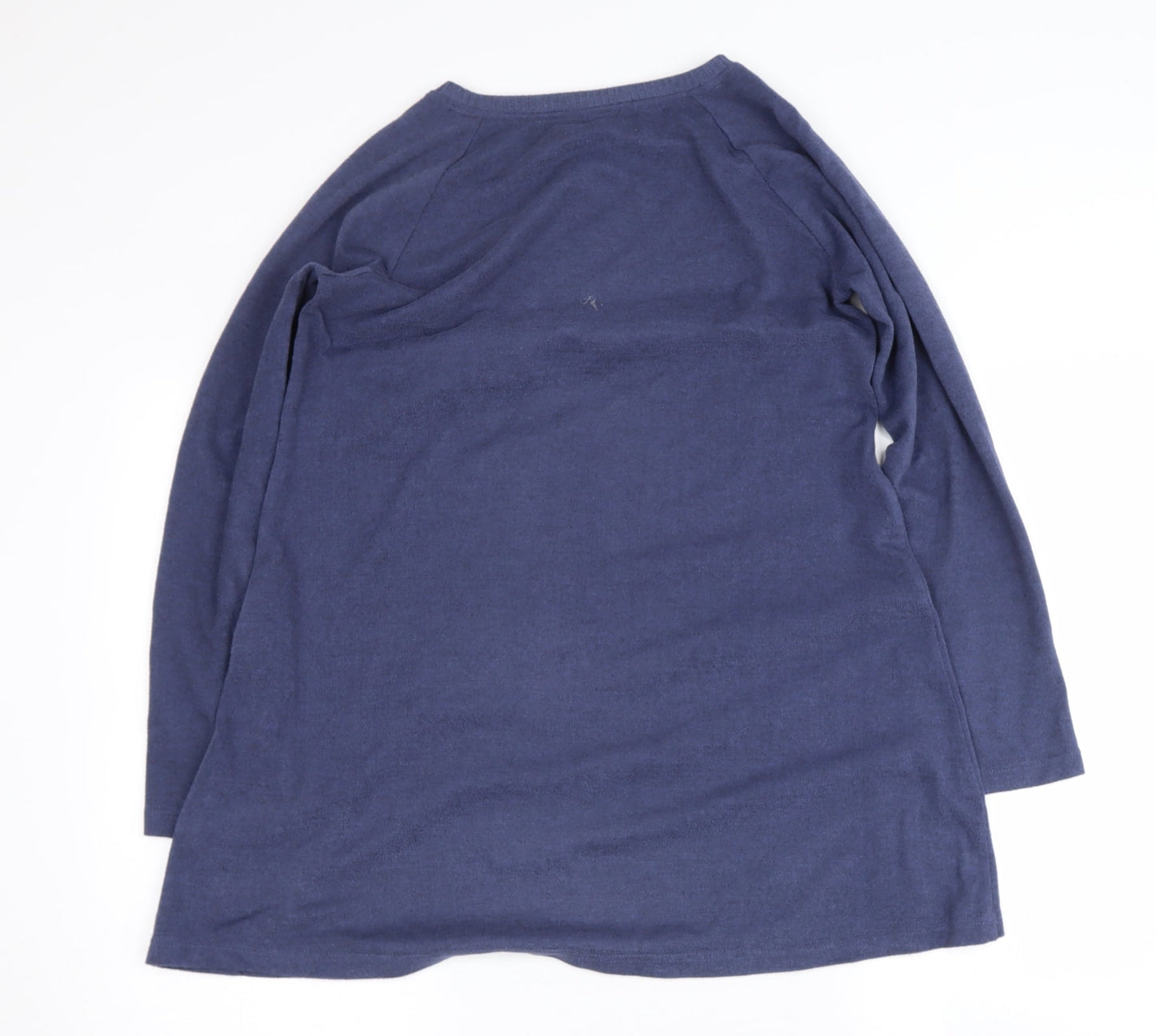 Womens UK Size 12 Marks and Spencer Blue Pullover Jumper