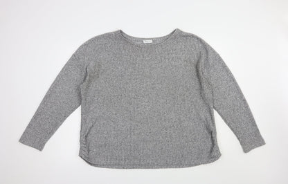 Womens UK Size XL Papaya Grey Pullover Jumper
