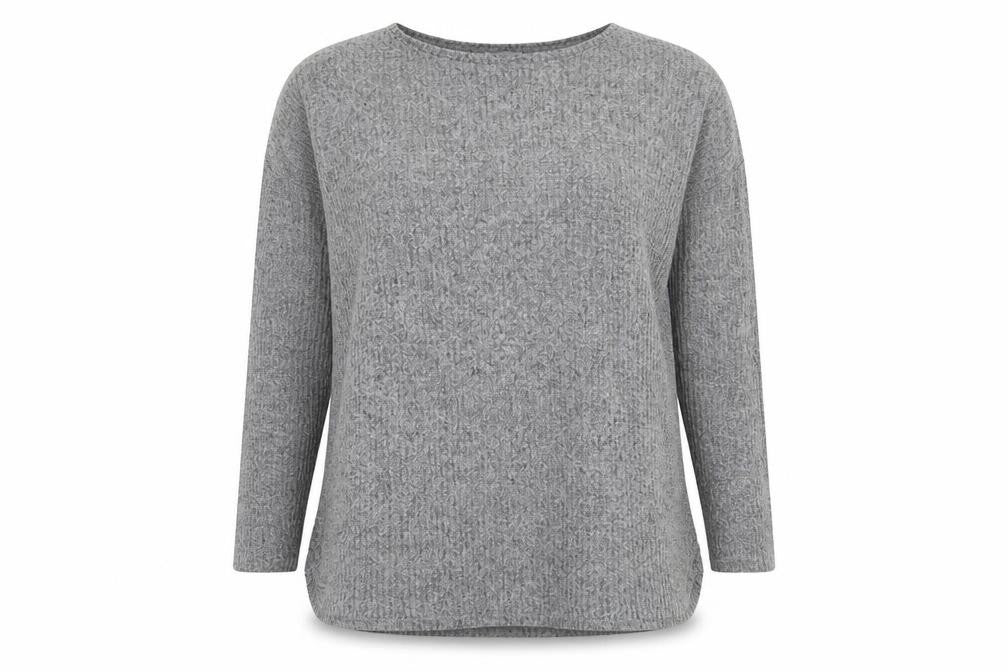 Womens UK Size XL Papaya Grey Pullover Jumper