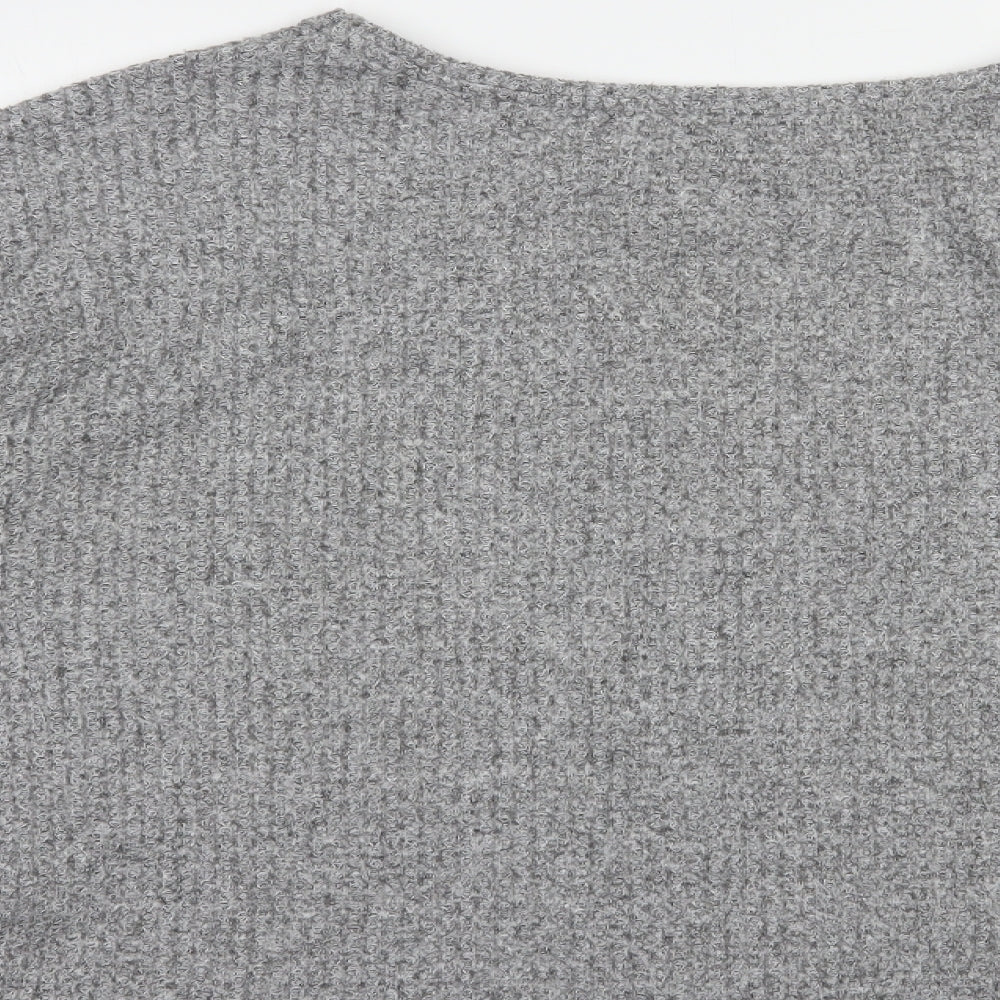 Womens UK Size XL Papaya Grey Pullover Jumper