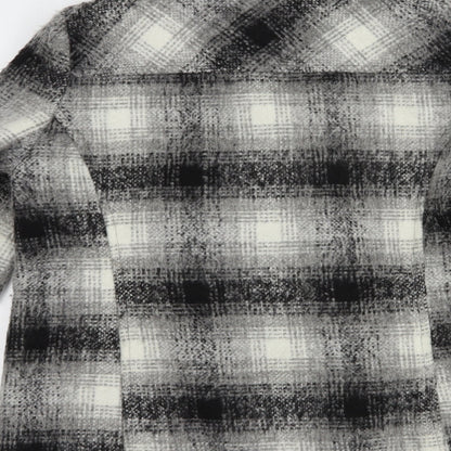 Womens UK Size 14 M&Co Grey Pea Coat