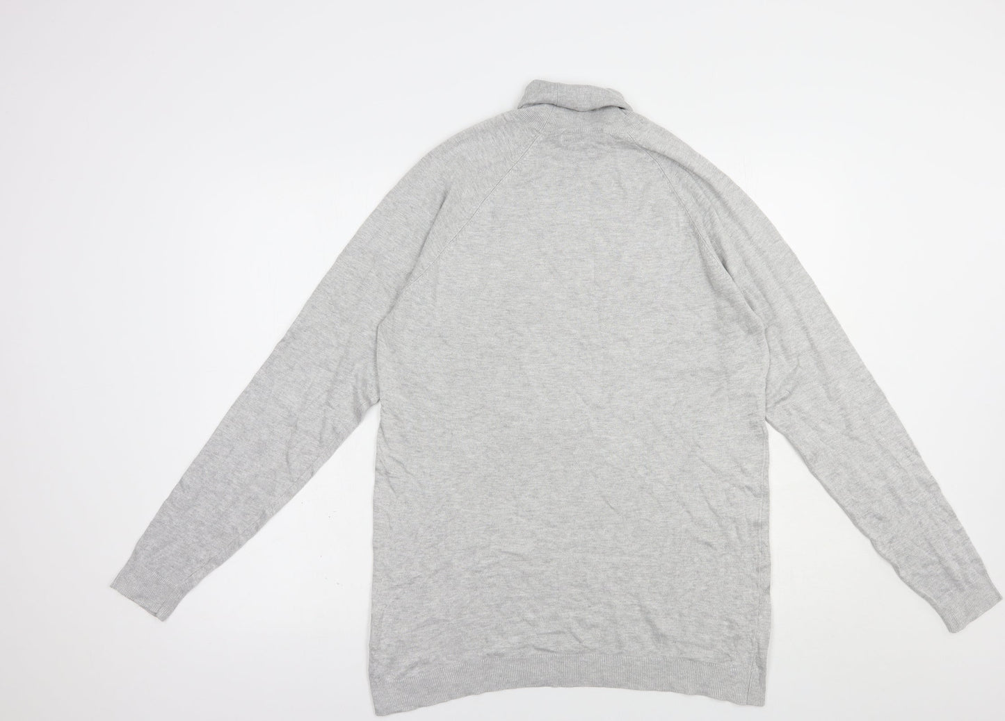 Womens UK Size L Bershka Grey Pullover Jumper