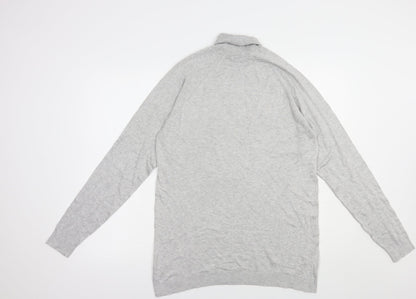 Womens UK Size L Bershka Grey Pullover Jumper