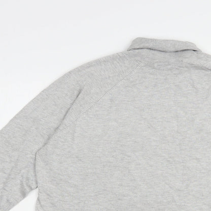 Womens UK Size L Bershka Grey Pullover Jumper