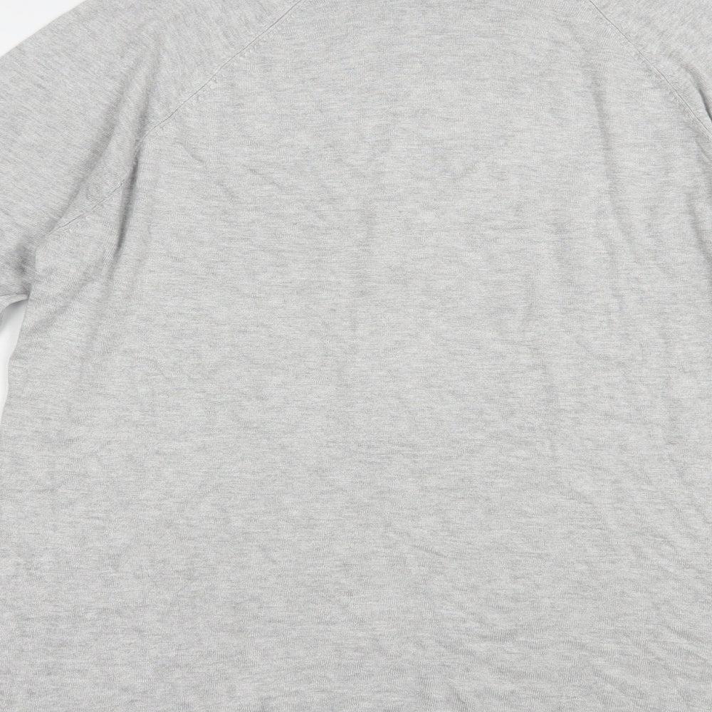 Womens UK Size L Bershka Grey Pullover Jumper