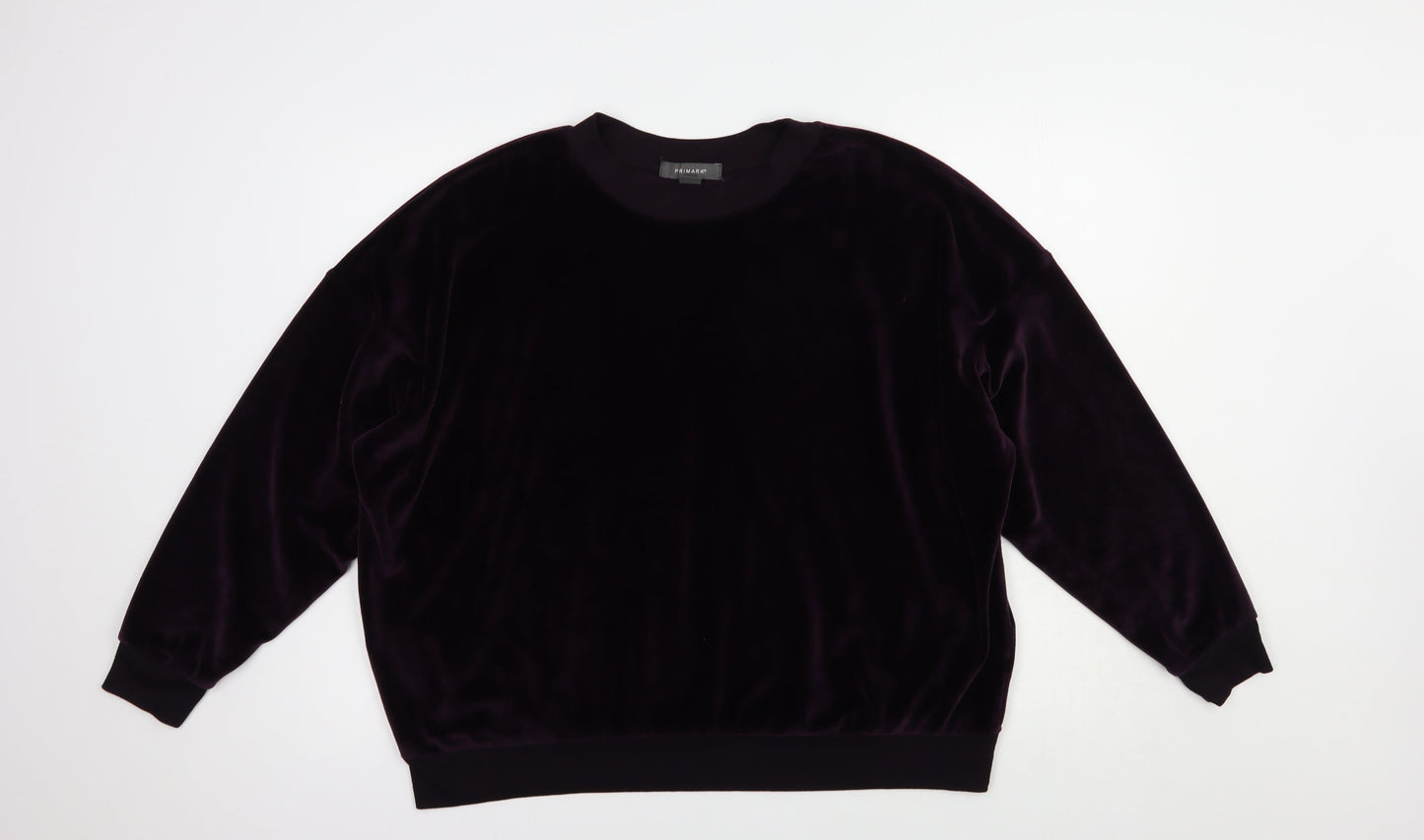 Primark Womens Purple  Polyester Pullover Sweatshirt Size 14  Pullover
