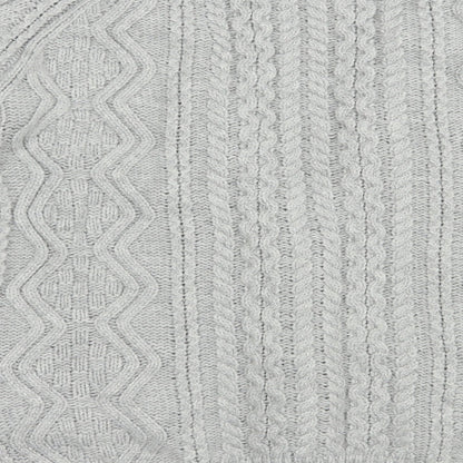 Topshop Womens Grey V-Neck  Acrylic Cardigan Jumper Size 6