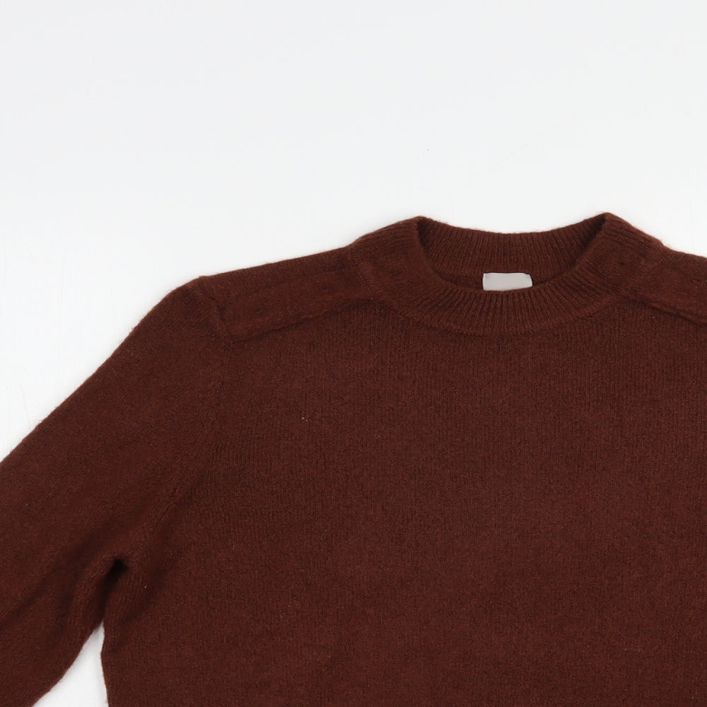 Womens UK Size S H&M Brown Pullover Jumper