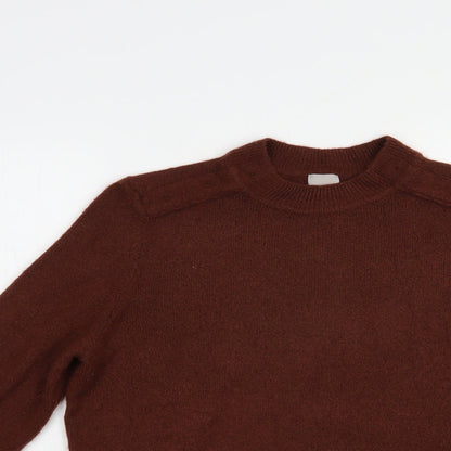 Womens UK Size S H&M Brown Pullover Jumper
