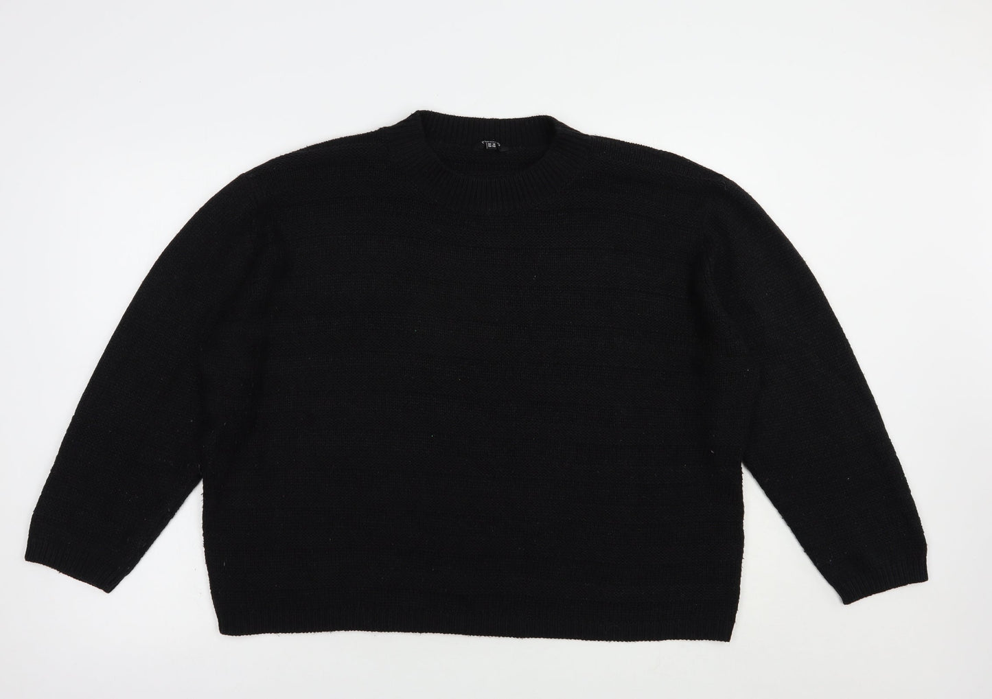 Womens UK Size 18 Pep & Co Black Pullover Jumper