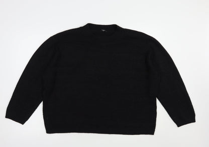 Womens UK Size 18 Pep & Co Black Pullover Jumper