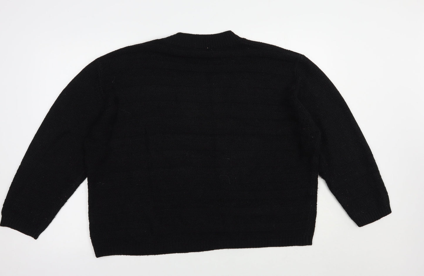 Womens UK Size 18 Pep & Co Black Pullover Jumper