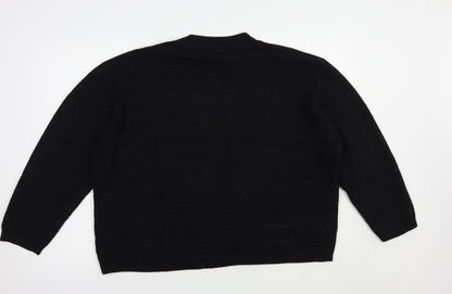 Womens UK Size 18 Pep & Co Black Pullover Jumper