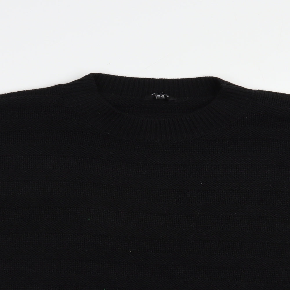 Womens UK Size 18 Pep & Co Black Pullover Jumper