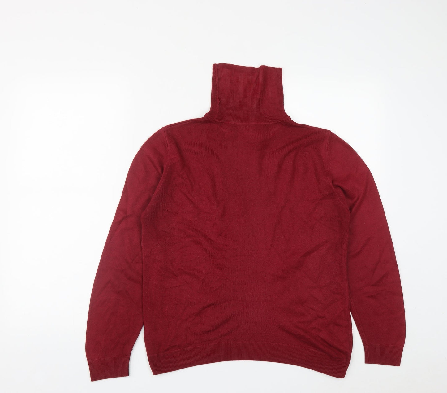 Womens UK Size 14 Marks and Spencer Red Pullover Jumper