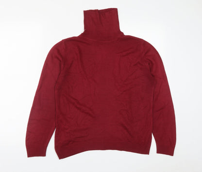 Womens UK Size 14 Marks and Spencer Red Pullover Jumper